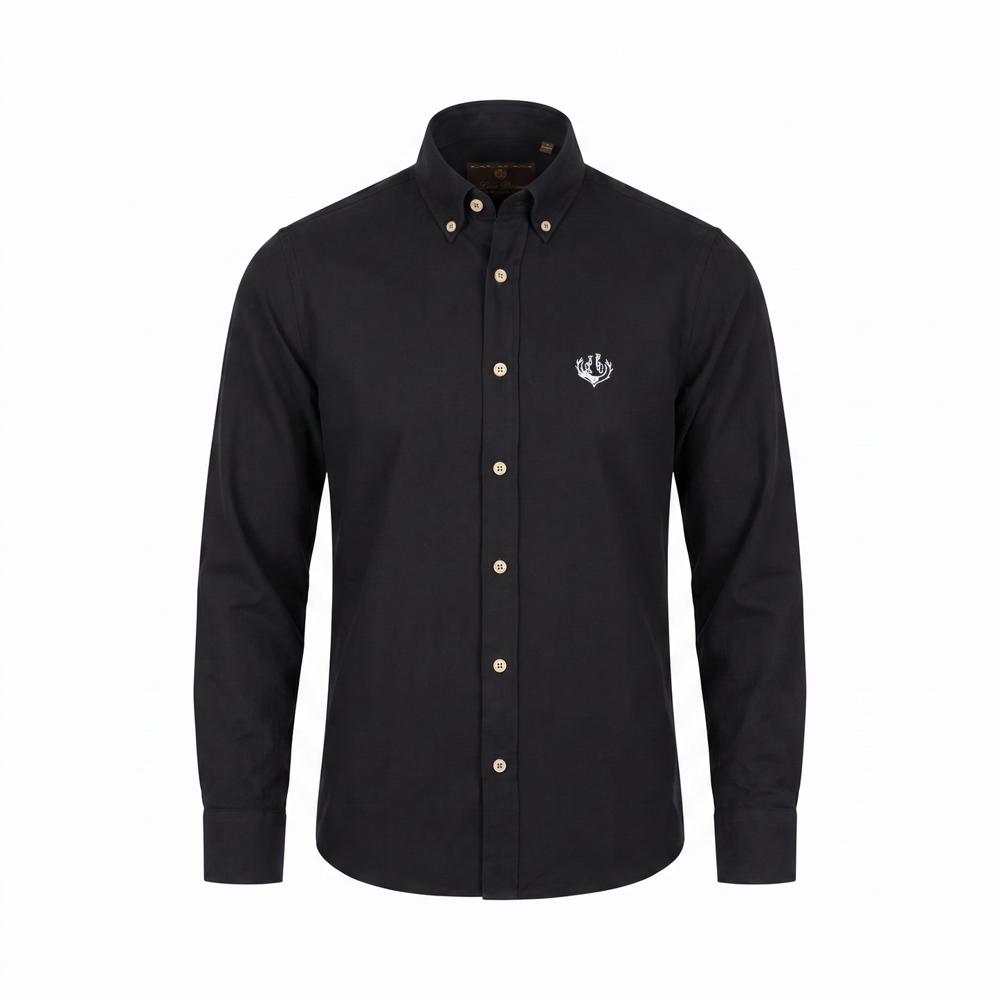 Loro Piana Midnight Crest Shirt black