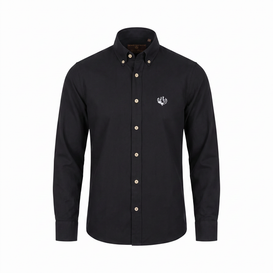 Loro Piana Midnight Crest Shirt black