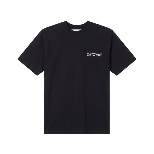 Off-White Arrows Logo Cotton T-Shirt – Black
