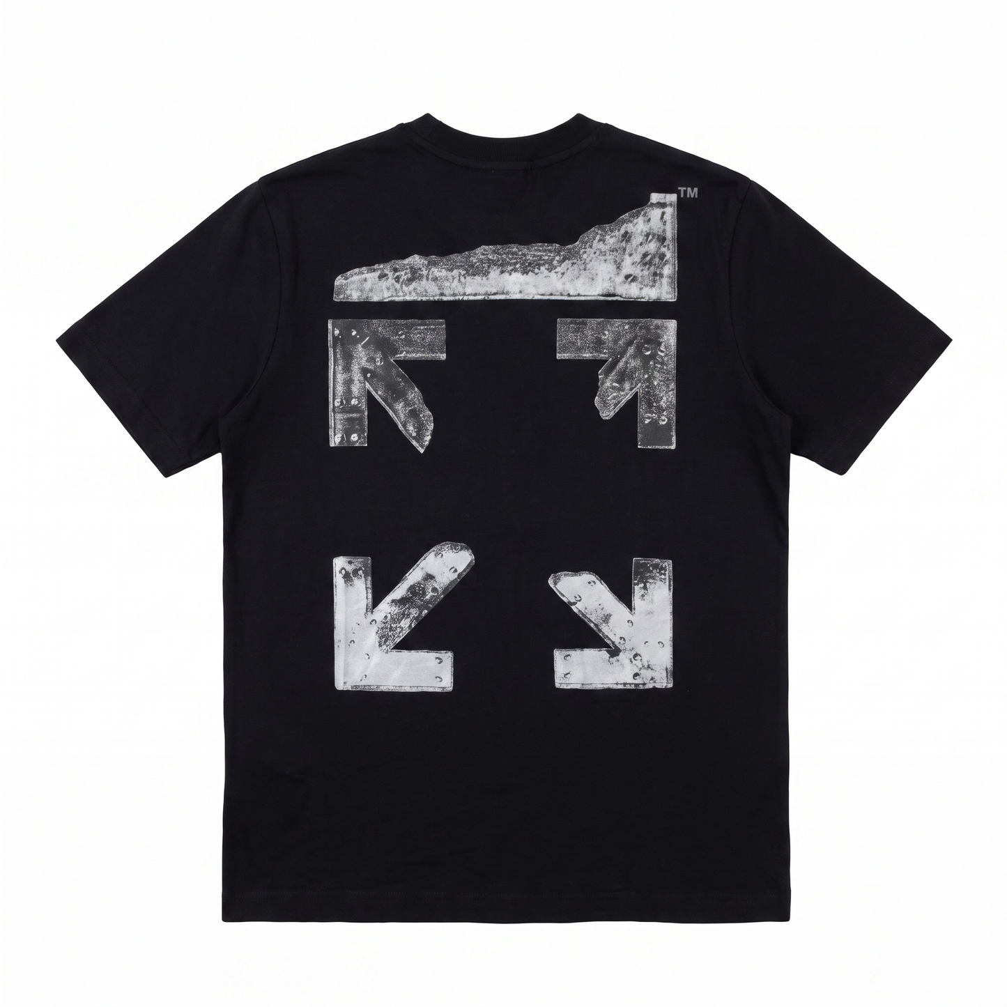 Off-White Arrows Logo Cotton T-Shirt – Black
