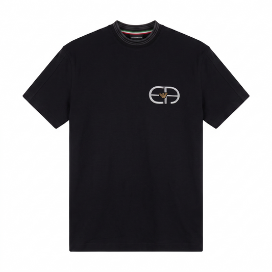 Emporio Armani EA Logo T-Shirt – Black