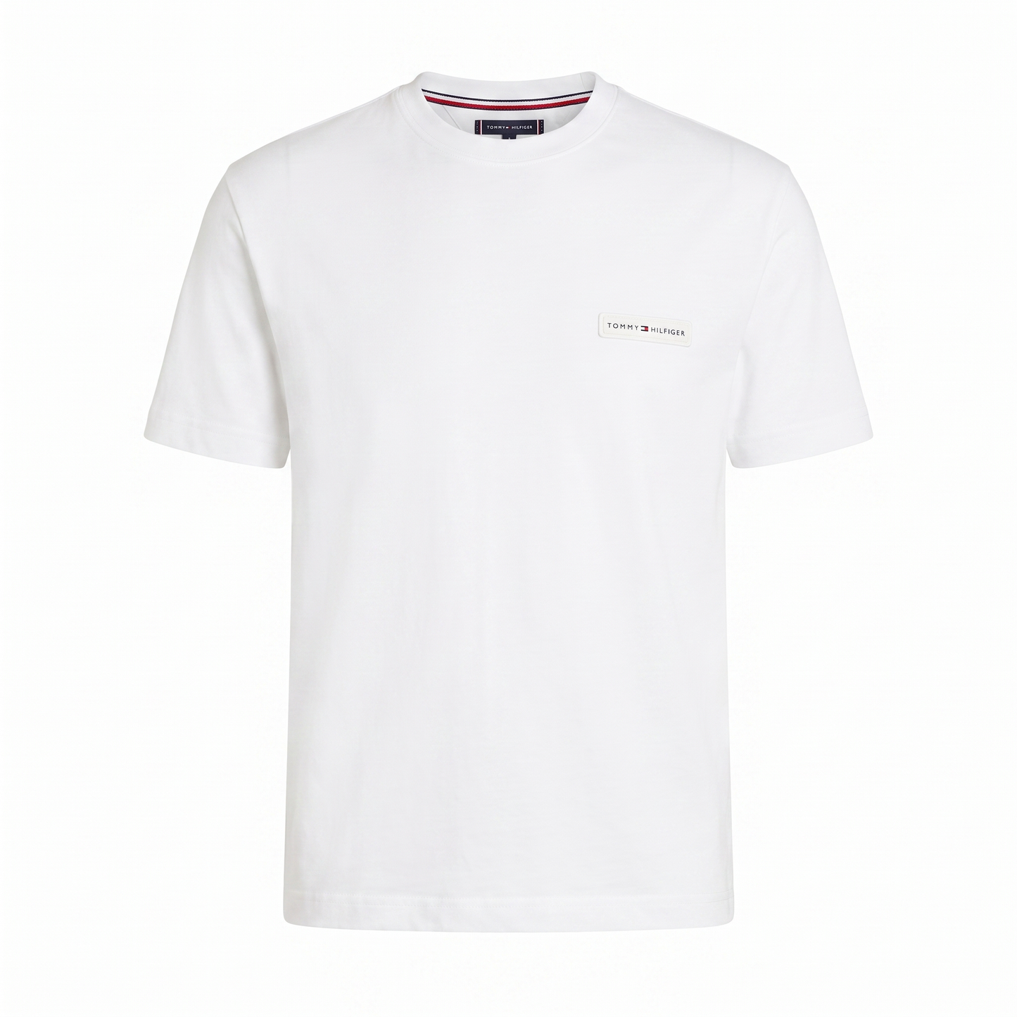 Tommy Hilfiger Logo Patch T-Shirt – White