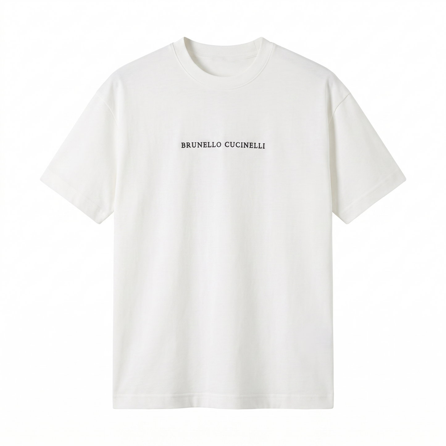 Brunello Cucinelli Logo T-Shirt – White