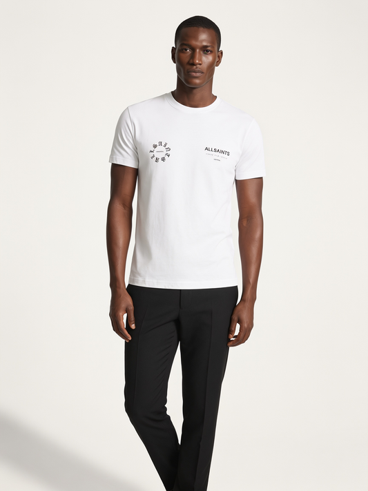 ALLSAINTS — Graphic Logo T-Shirt — White