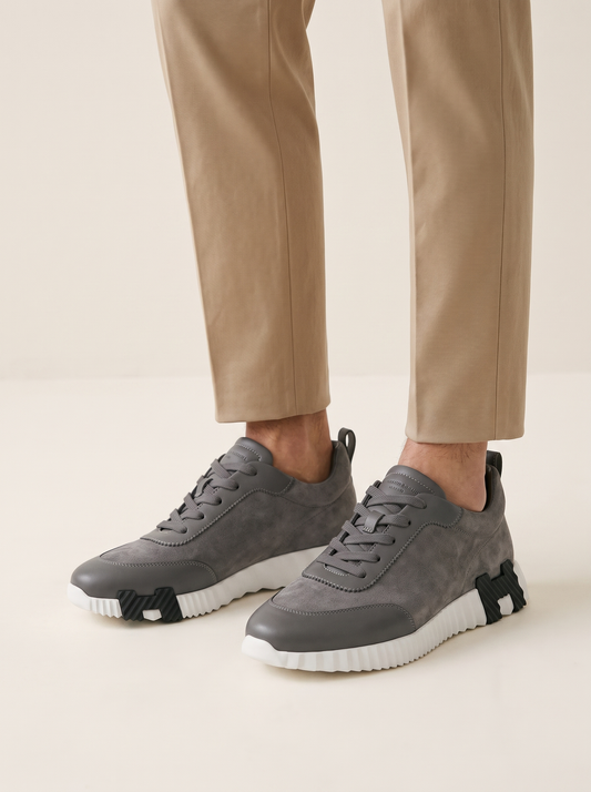 MODEL·HERMÈS — Nova Sculpt Sneakers — Shadow Grey