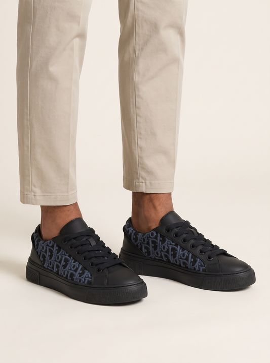 MODEL·DIOR — B27 Oblique Sneaker — Black & Blue