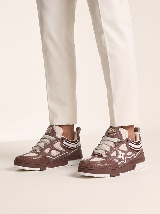 MODEL·LOUIS VUITTON — Monogram Chunky Sneaker — Brown Edition