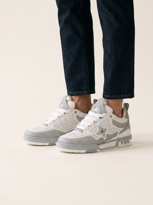 MODEL·BIANCO — Essential Light Chunky Sneaker — White Grey Edition