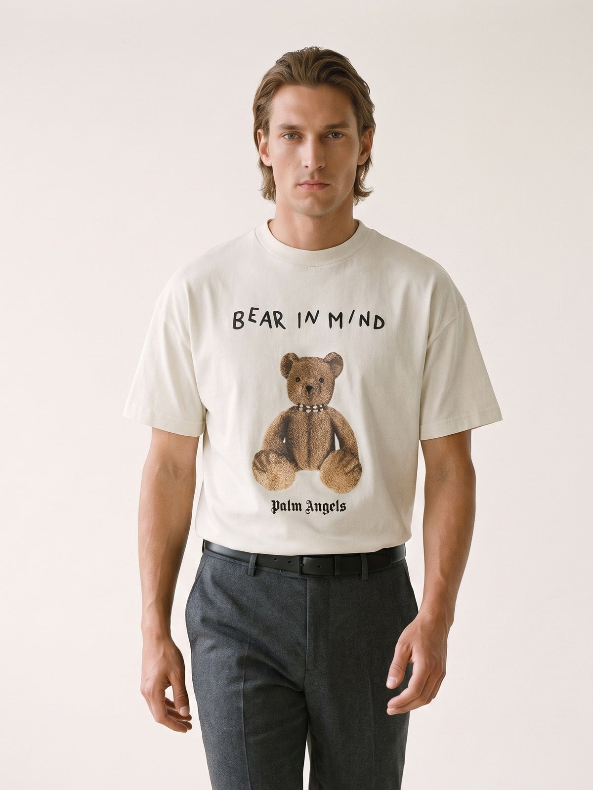 MODEL·PALM ANGELS — BEAR IN MIND OVER CRÈME