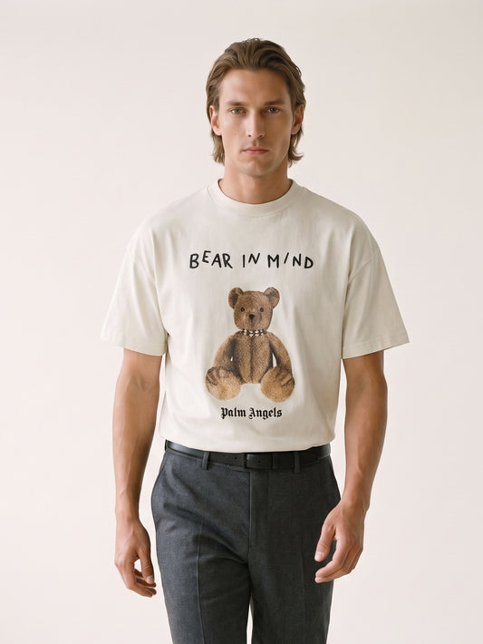 MODEL·PALM ANGELS — BEAR IN MIND OVER CRÈME