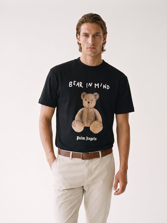 MODEL·PALM ANGELS — BEAR IN MIND OVER Black