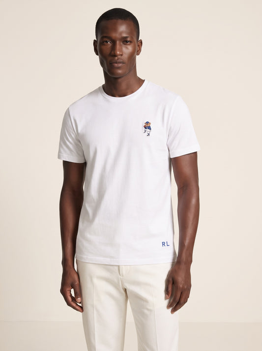 MODEL·POLO RALPH LAUREN — Bear T-Shirt — White