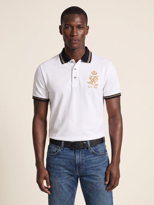 MODEL·POLO RALPH LAUREN — Crest Polo — White Edition