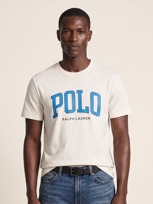 MODEL·POLO RALPH LAUREN — RAULF Printed Blue Logo T-shirtt