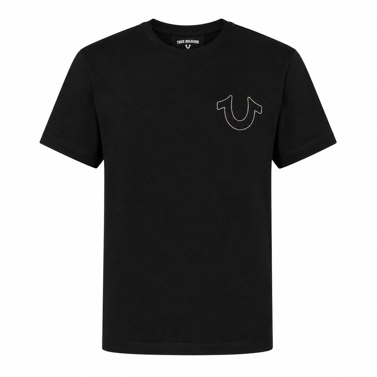 True Religion Horseshoe Logo T-Shirt – Black